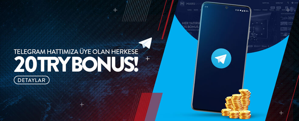 TELEGRAM HATTIMIZA ÜYE OLAN HERKESE HER AY 20 TL BONUS